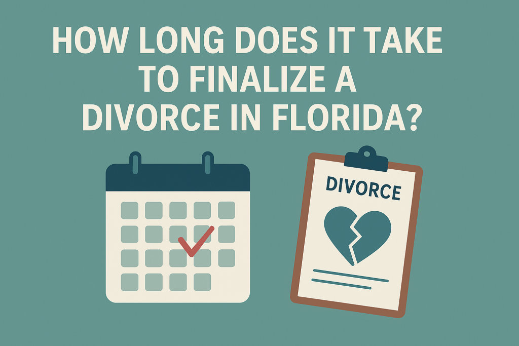 How Long Does It Take to Finalize a Divorce in Florida?